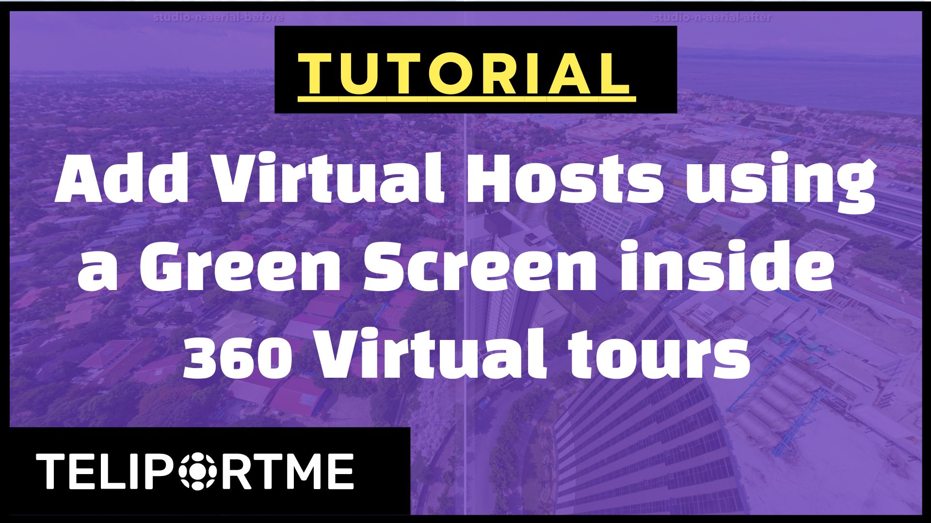 Add a Virtual Host to a Virtual Tour using a Green Screen Video