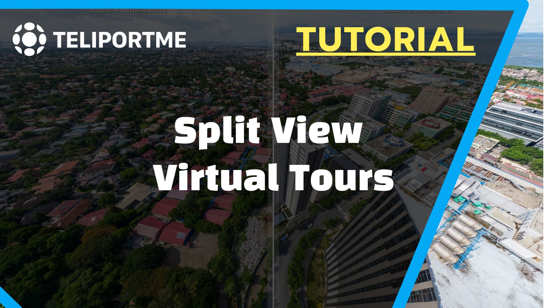Split View in Virtual Tours : Ideal for Before and After comparisions